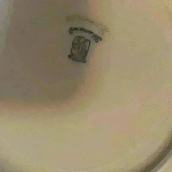 Schumann Bavaria Rare plate set - set of 6 rose  - gold trim - Picture 2 of 2